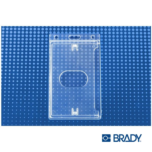 brady 726-csn rigid id card holder